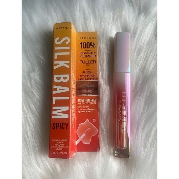 Huda Beauty Silk Spicy Balm‎ Plumping Lip Balm In Shade Fuego Thermo Tingle - Picture 1 of 3